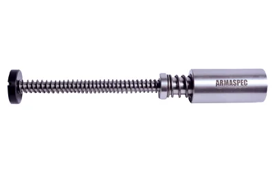 ARMASPEC STLTH RECOIL SPRING AR10 G4, silver and black spring assembly in side view