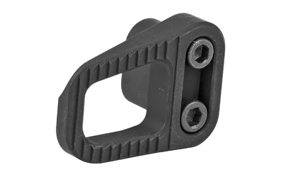 primary-14810 ARMASPEC B2 EXTENDED MAG RELEASE BLK, black extended magazine release in angled view
