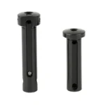 ARMASPEC ENHCD TK black takedown and pivot pins, upright view showing round heads and detent holes