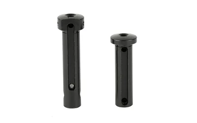 primary-14829 ARMASPEC ENHCD TK black takedown and pivot pins, upright view showing round heads and detent holes