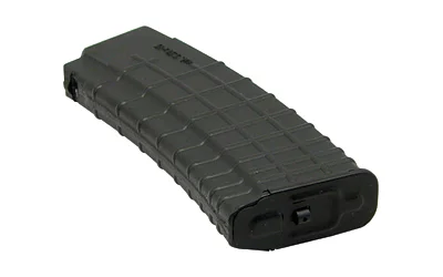 primary-14843 Arsenal, Inc. MAG ARSENAL AK 556X45 BULGARIAN 30RD black curved magazine, angled side and base view
