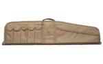 LEGEND PEGASUS TAC RIFLE CS 42 DE tan rifle case, side view with carry handle and exterior pockets