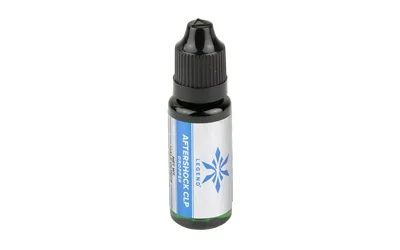 Legend Aftershock CLP Drop Bottle 0.5oz, front view of small black bottle with pointed cap
