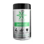 LEGEND TREMOR SCENT CLP SAT WIPE cylindrical canister with black lid and green label