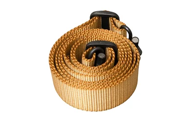 LEGEND PEGASUS 71-inch SLING DE coiled tan woven sling with black adjustment hardware