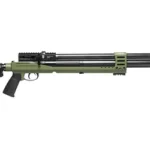 JTS Airacuda PRS Max, right-side view in green and black with pistol grip and adjustable stock