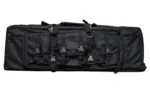 LEGEND PHOENIX TAC RIFLE CS black case front view with handles, shoulder strap and exterior pockets
