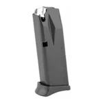 Bersa Thunder matte black magazine in angled front view with visible feed lips and baseplate