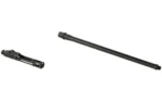 CMMG BBL AND BCG KIT 16.1 5.7X28MM black barrel and bolt carrier group laid side by side