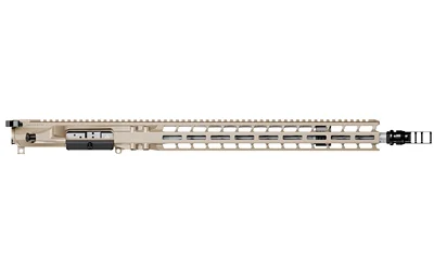 RADIAN UPPER 18-inch 6MM ARC FDE right-side view with tan slotted handguard and muzzle device