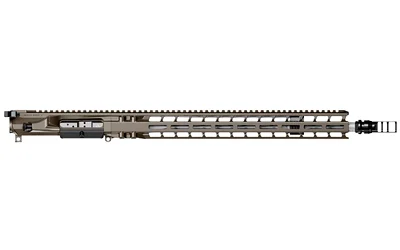 RADIAN UPPER 18-inch 6MM ARC BROWN right-side view with brown slotted handguard and muzzle device