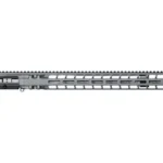 RADIAN UPPER 18-inch 6MM ARC GRAY right-side view with gray slotted handguard and muzzle device