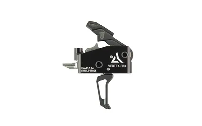 RADIAN VERTEX TRIGGER FBX FLAT BLK black flat trigger assembly displayed in retail packaging