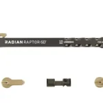 RADIAN COMBO RAPTOR SD/TALON FDE tan and black charging handle with selector components laid out