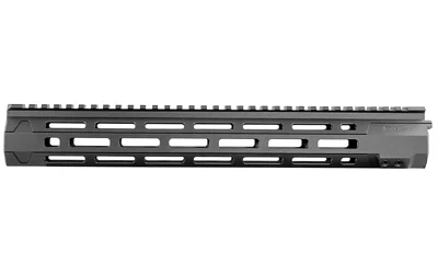 primary-15018 Mission First Tactical MFT EXT DUTY FREE FLT RL MLOK, black side view with top rail and slots