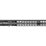Radian Upper black upper assembly, right-side view with long ventilated handguard