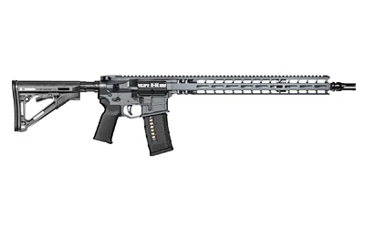 RADIAN MODEL 1 18-inch 6MM ARC GRY rifle, right-side view with grey handguard and black stock