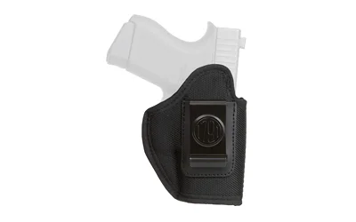 1791 PRM NYLON IWB SZ 3 BLACK RH black holster holding a translucent handgun, right-side view