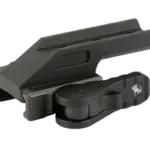 American Defense Mfg. AM DEF AD-B2 CNTLVR MINI ACOG 1.54", black mount with lever, angled view