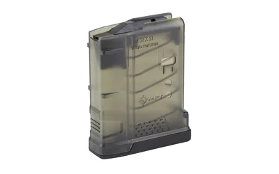Mission First Tactical MFT Extreme Duty .308 smoke magazine, angled front view with black baseplate