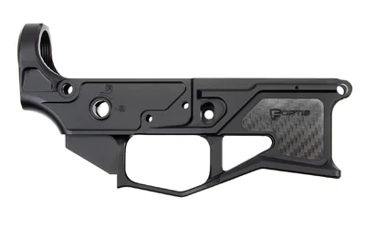 FORTIS LICENSE GEN II AR15 LWR STD, black right-side view with flared magazine well