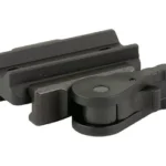 American Defense Mfg. AM DEF AD-B2 CNTLVR MINI ACOG LOW black mount, angled side view
