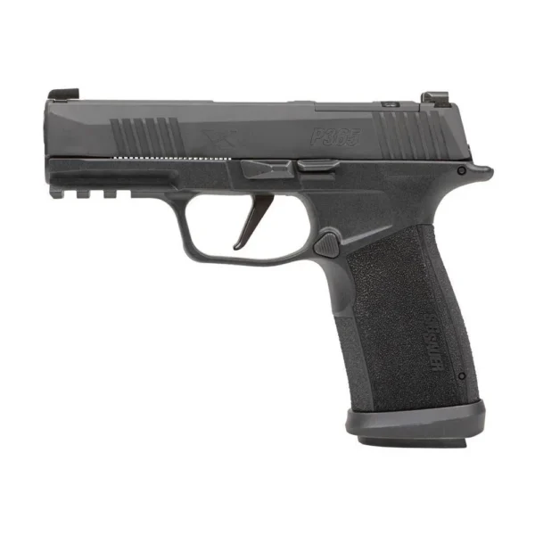 Sig Sauer P365 XMACRO TACOPS Handgun 9mm Luger 17rd Magazines(4) 3.7" Barrel Black