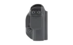 Mission First Tactical MFT AIWB HOLSTER FN REFLEX black front view with belt clip and screws