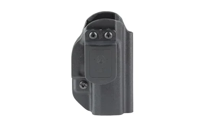 Mission First Tactical MFT AIWB HOLSTER FN REFLEX black front view with belt clip and screws