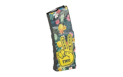 Mission First Tactical MAG MFT EXTREME DUTY 5.56 30RD UTAH, angled view with colorful Utah graphics