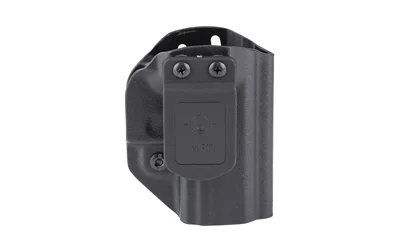 Mission First Tactical MFT AIWB HLSTR CANIK METE MC9 black front view with belt clip and screws