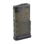 Mission First Tactical MAG MFT Extreme Duty .308 20RD SMOKE, translucent smoke magazine angled view