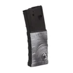 Mission First Tactical MAG MFT Extreme Duty 5.56 30RD BESKR, angled magazine with gray line design