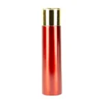 Caliber Gourmet CBG SHOTGUN SHELL THERMO BOTTLE RED upright red bottle with gold-tone cap