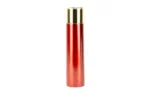 Caliber Gourmet CBG SHOTGUN SHELL THERMO BOTTLE RED upright red bottle with gold-tone cap