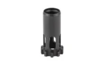 DEAD AIR MOJAVE PISTON .578X28 45CAL, angled front view of black cylindrical metal piston
