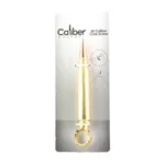 CBG 50 Caliber Corkscrew Gold, gold cartridge-shaped corkscrew in retail packaging