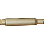 CBG 50 CALIBER BOTTLE OPENER gold cartridge-shaped opener, side view