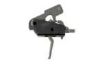 WILSON TTU FLAT TRIG 2-STAGE HVY DTY, black side view with flat trigger and silver pins