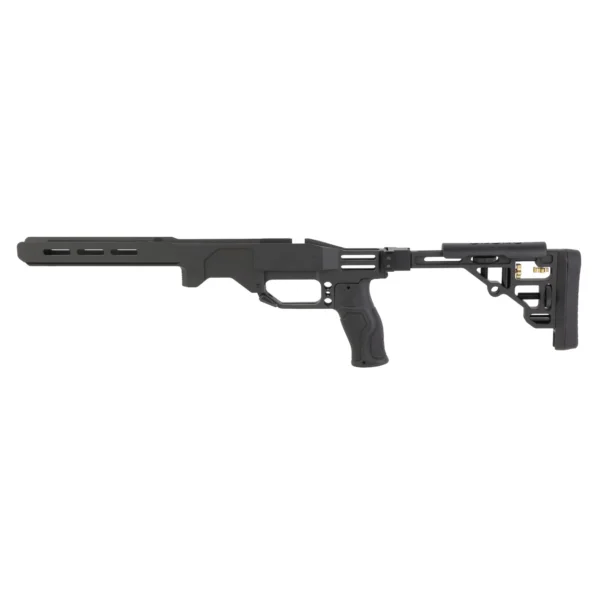 ULTRADYNE UD3 PIC CHAS SAV SA RH BLK, black right-side view with grip and adjustable stock