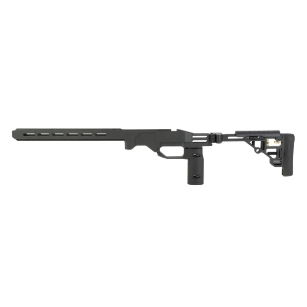 ULTRADYNE UD6 FLD CHAS SAV SA RH BLK black right-side view with skeletonized folding stock