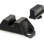 Night Fision NF FOR GLK 19/47 COA SGTS BLNK/BLNK, black front and rear sight set