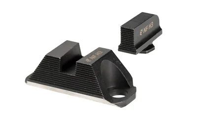 Night Fision NF FOR GLK 19/47 COA SGTS BLNK/BLNK, black front and rear sight set