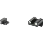Night Fision NF TRIT SGT S&W BDYGRD 2 STD WHT/WHT, black front and rear sights with white dots