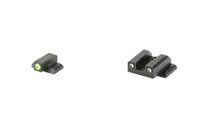 Night Fision NF TRIT SGT S&W BDYGRD 2.0 YLW/BLK, black front and rear sights with yellow front dot
