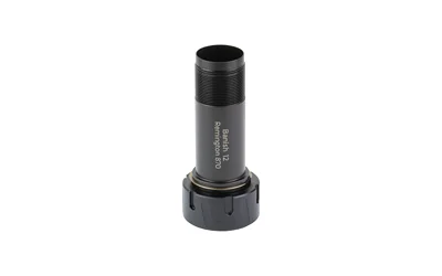 BANISH 12 ADAPTER REM CHOKE black cylindrical adapter, upright side view with flared base
