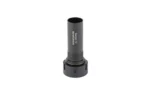 BANISH 12 adapter for Beretta Mobile, black upright view with cylindrical tube and flanged base