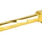 Zaffiri Precision ZAF barrel for Glock 17 Gen 5 in gold, angled side view