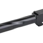 Zaffiri Precision ZAF BBL FOR GLK 17 G3 black, angled side view with squared chamber block
