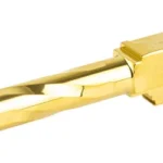 Zaffiri Precision ZAF BBL FOR GLK 19 G5, gold barrel in angled side view
